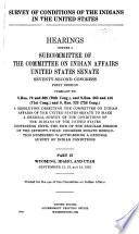 Survey of Conditions of the Indians in the United States