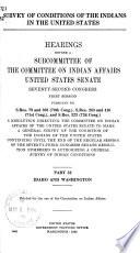 Survey of Conditions of the Indians in the United States