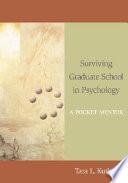 Surviving Graduate School in Psychology