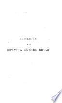 Suscricion de la Academia de bellas-letras a la estatua de don Andres Bello