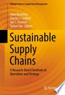 Sustainable Supply Chains