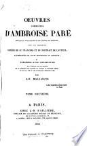 Œuvres complètes d'Ambroise Paré
