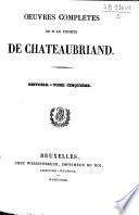 Œuvres complètes de M. le comte Chateaubriand. Histoire. - Tome cinquième