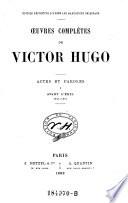Œuvres complètes de Victor Hugo