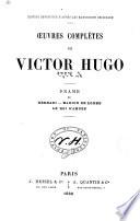 Œuvres complètes de Victor Hugo: Les orientales. Les feuilles d'automne