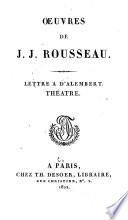 Œuvres de J.J. Rousseau
