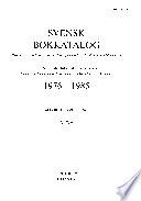 Svensk bok-katalog