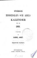 Sveriges ridderskaps- och adels-kalender