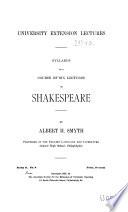 Syllabus of a Course of Six Lectures on Shakespeare