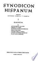 Synodicon Hispanum: Galicia