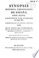 Synopsis historica chronologica de España
