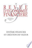 Système financier et création de valeur