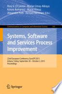 Systems, Software and Services Process Improvement