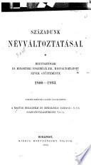 Századunk névváltoztatásai