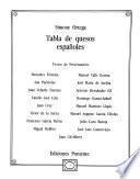 Tabla de quesos españoles