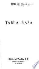 Tabla rasa