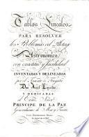 Tablas lineales para resolver los problemas del pilotage astronómico con exactitud y facilidad