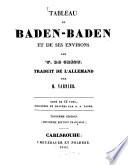 Tableau de Baden-Baden et de ses environs