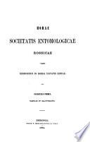 Tables générales des publications de la Société entomologique de Russie ainsi que des articles