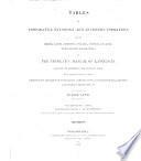 Tables of comparative etymology and analogous formations in the Greek, Latin, Spanish, Italian, French, English, and German languages. ... The Greek by G. Long, the German by G. Blaettermann