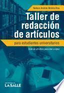 Taller de redacción de artículos para estudiantes universitarios
