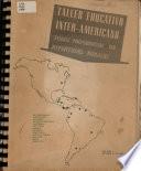 TALLER EDUCATIVO INTER-AMERICANO SOBRE PROGRAMAS DE JUVENTUDES SURALES San Jose, Costa Rica Octubre 10-22, 1960