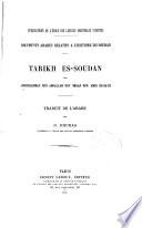 Tarikh es-Soudan: Traduction par O. Houdas