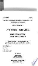 Taruma-Alto vera, una propuesta agroecologica