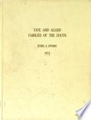 Tate and Allied Families of the South