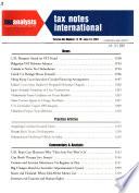 Tax Notes International