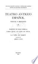 Teatro antiguo español