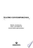 Teatro contemporáneo