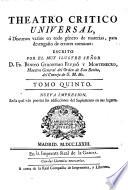Teatro Crítico Universal ... Nueva impresion, en la qual van puestas las adiciones del suplemento en sus lugares