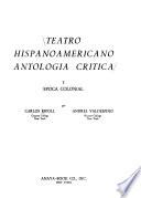 Teatro hispanoamericano: Epoca colonial