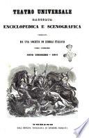 Teatro universale raccolta enciclopedica e scenografica