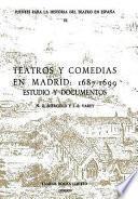 Teatros y comedias en Madrid, 1687-1699