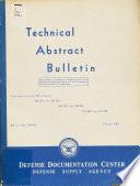 Technical Abstract Bulletin