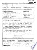 Technical Reports of the National Highway Traffic Safety Administration; a Bibliography, 1976