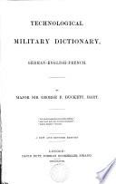 Technological Military Dictionary, German-English-Frensh