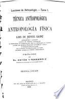 Técnica antropológica y antropología física