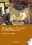 Técnicas de investigación en ciencias humanas