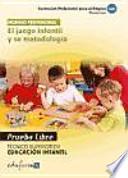 Técnico Superior en Educación Infantil, El juego infantil y su metodología. Pruebas libres