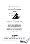 Telecourse Guide for Accounting in Action for Use with Fundamental Accounting Principles, Volume 2 Chapters 12-25