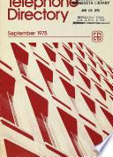 Telephone Directory - Civil Service Commission