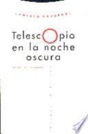 Telescopio en la noche oscura
