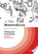Temario matemáticas pruebas de acceso ciclos formativos grado superior