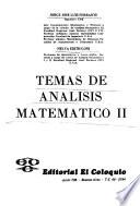Temas de Análisis matemático II