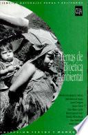 Temas de Bioética Ambiental
