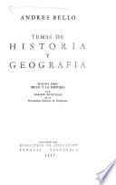 Temas de historia y geografía