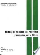 Temas de técnica de prótesis